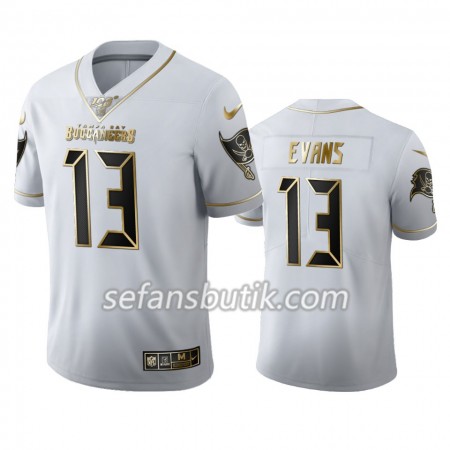 Tampa Bay Buccaneers Tröjor Mike Evans 13 Nike Vit Golden Edition 100th - Herr Tampa Bay Buccaneers Tröjor Mike Evans 13 Nike Vit Golden Edition 100th - Herr